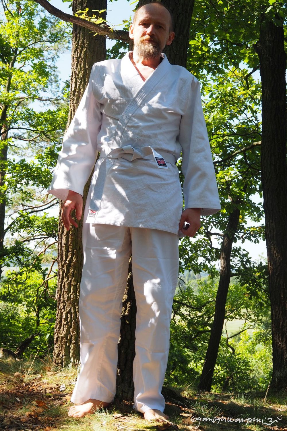 Hradisko u Bosonoh - začal jsem cvičit aikido, Svámí Gyaneshwarpuri, samospoušť 2022.