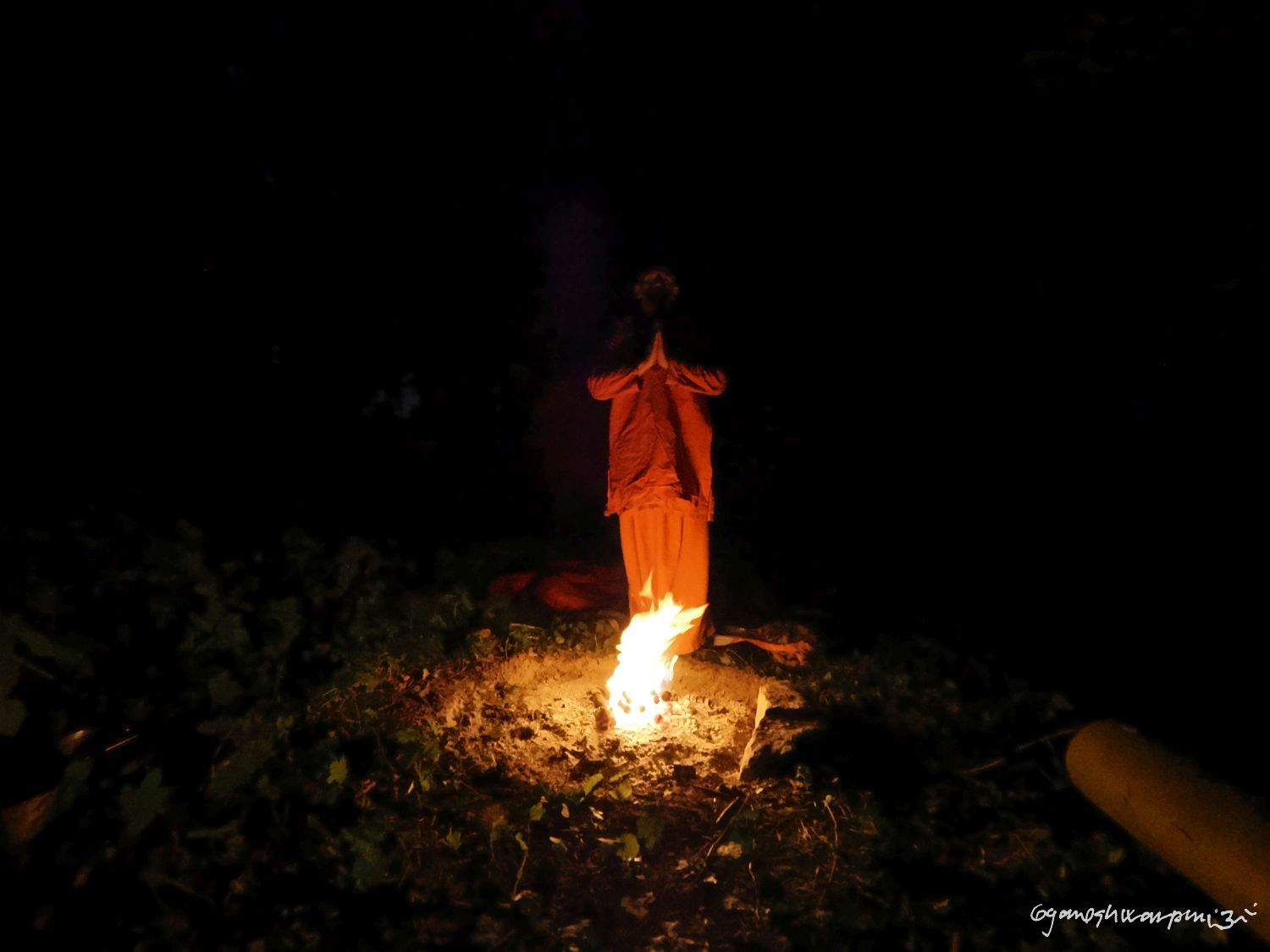 Maháprabhudíp ášram ve Střílkách - život na poustevně Gangotri. Foto: Svámí Gyaneshwarpuri, samospoušť (2024).