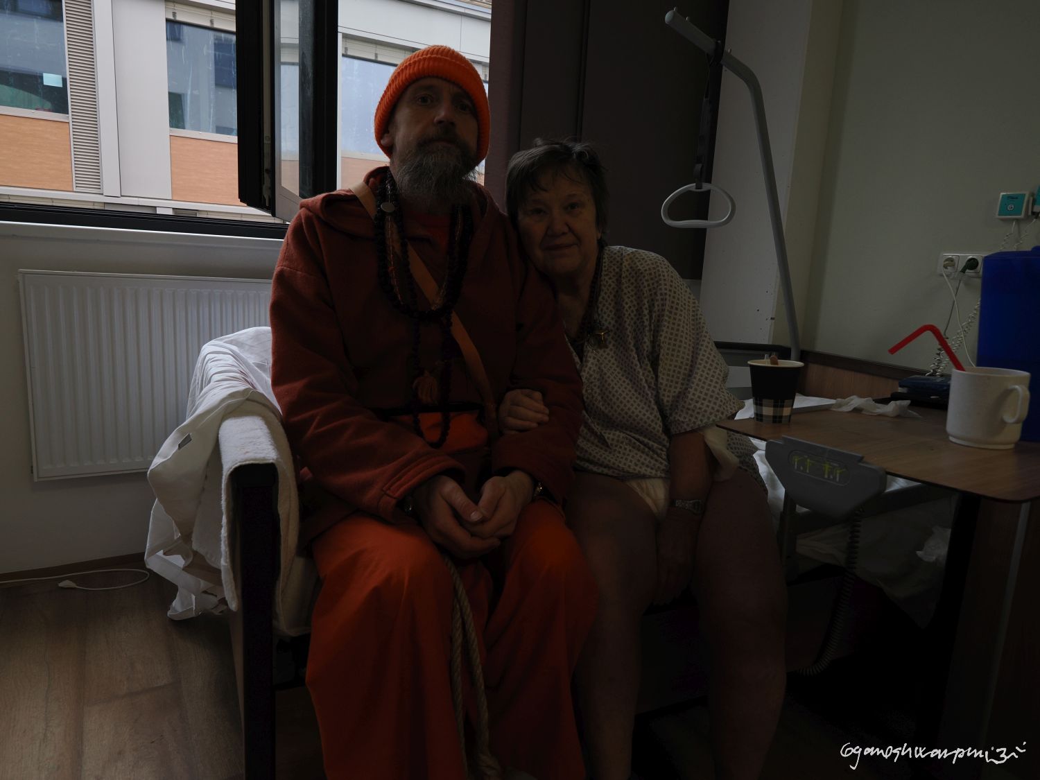 Anna Šenkyříková - dlouhodbý pobyt v nemocnici. Foto: Svámí Gyaneshwarpuri 2026.