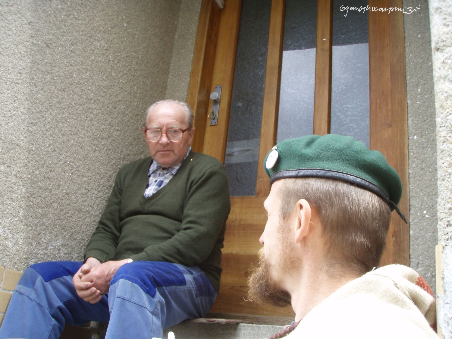 Arnošt Hloušek a Marek Gyaneshwarpuri v Habrůvce 2008.