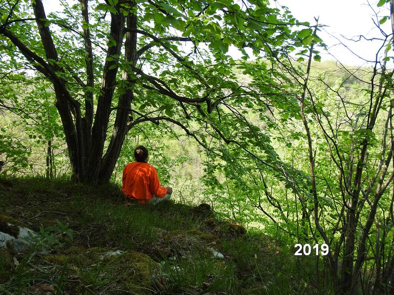 Útes rozhledů u Doupěte Trampů. Foto: Marek Gyaneshwarpuri, samospoušť 2019.