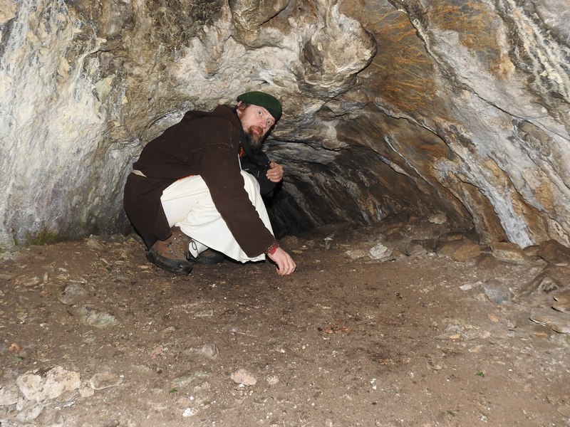 Jeskyně Křížova v Údolí Říčky. Foto: Marek Gyaneshwarpuri, samospoušť 2019.