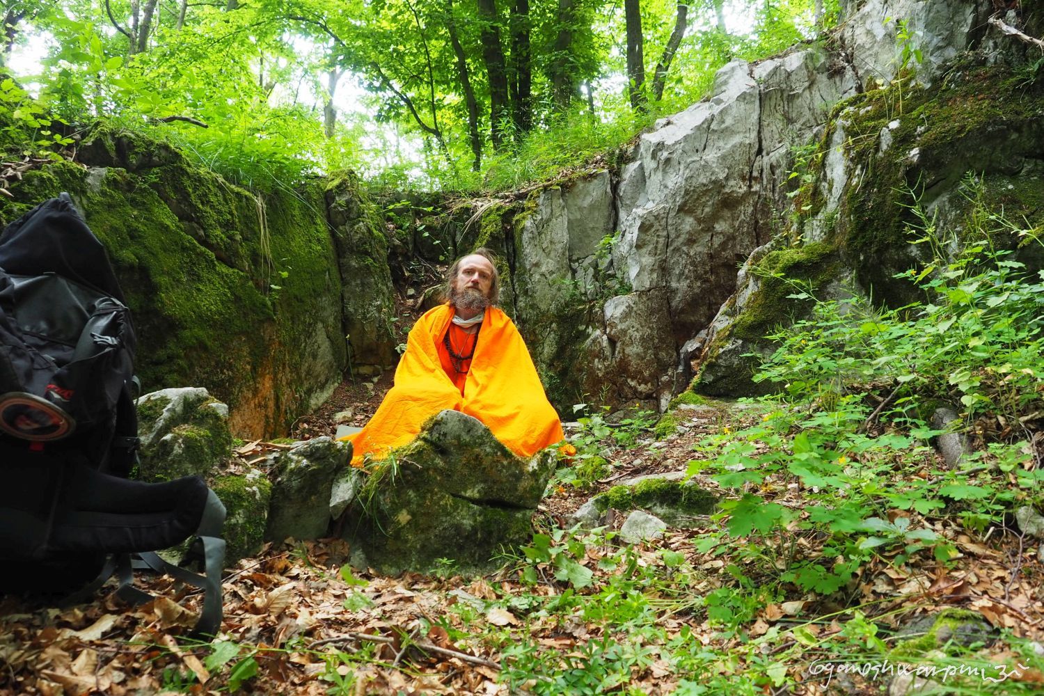  Poustevna Močová na Habrůvecké plošině. Foto: Marek Gyaneshwarpuri, samospoušť 2020.