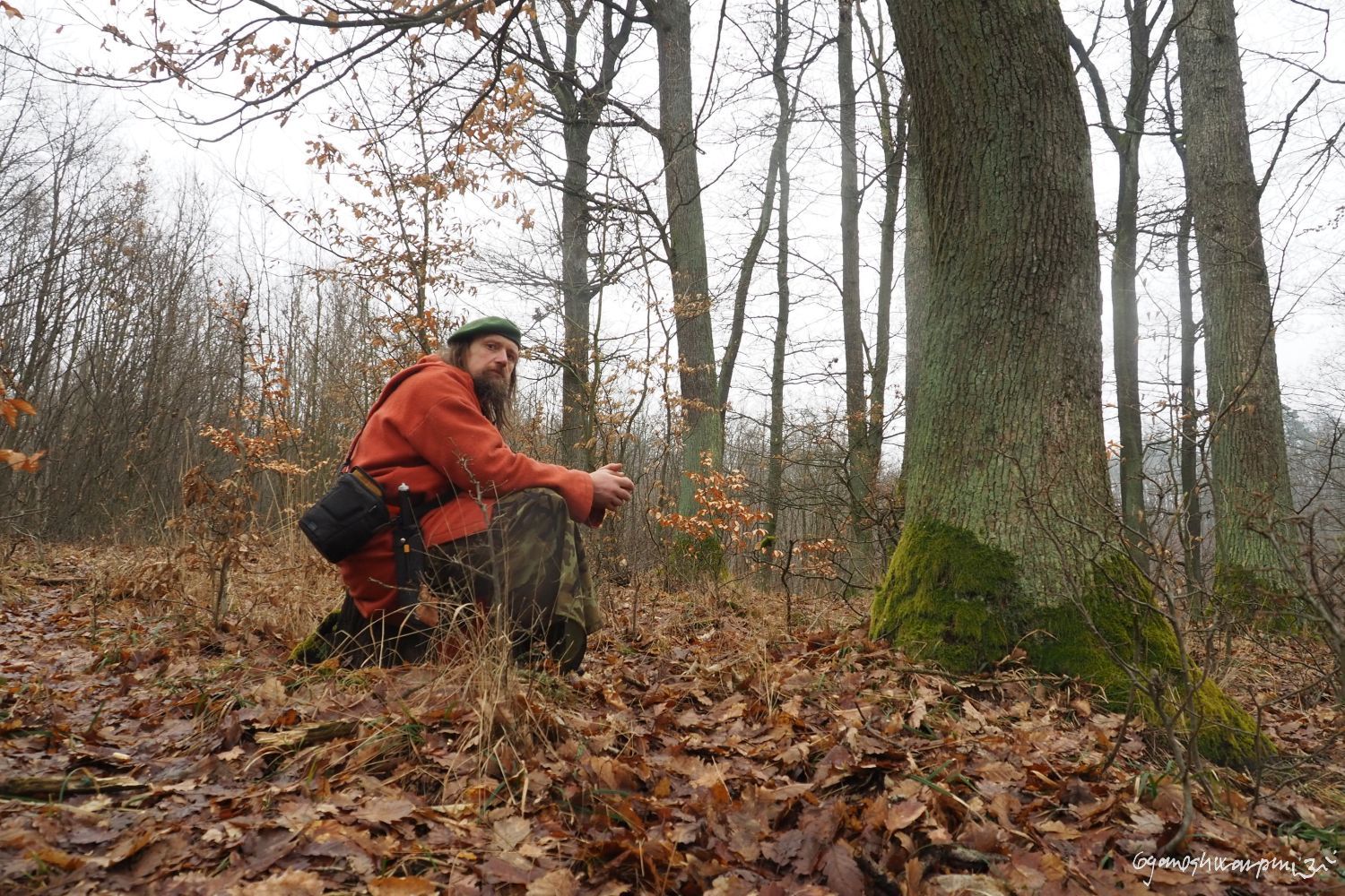 Posvátný háj u Novodvorského ponoru na Skalce. Foto: Marek Gyaneshwarpuri, samospoušť 2021