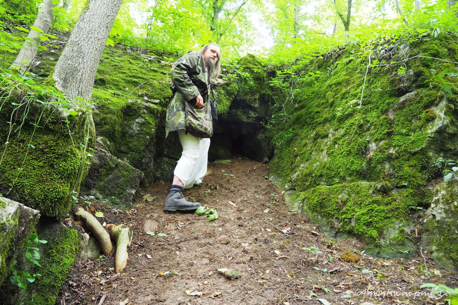 Barunčina pod Svatými schody. Foto: Marek Gyaneshwarpuri, samospoušť 2021