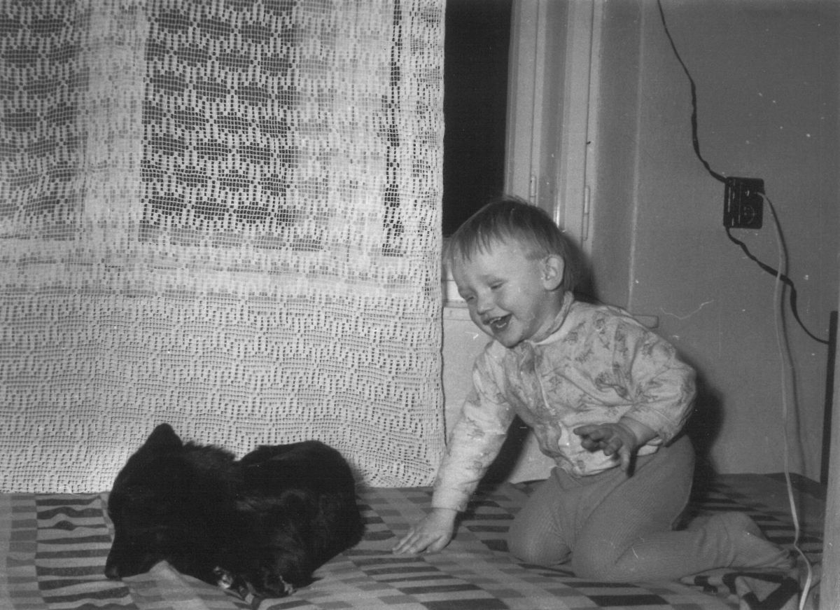 Marek Šenkyřík v dětství - rodinné album.