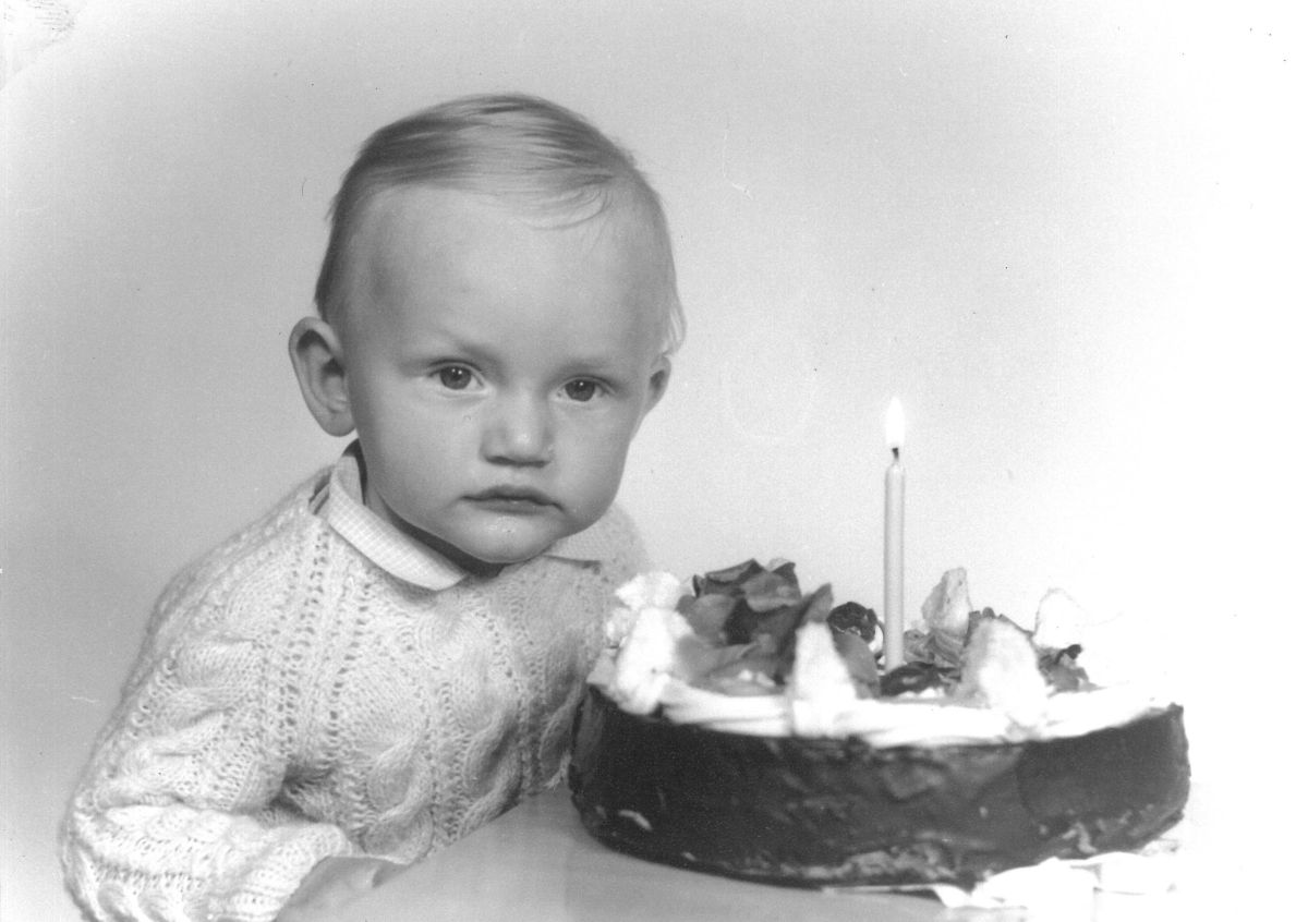 Marek Šenkyřík v dětství - rodinné album.