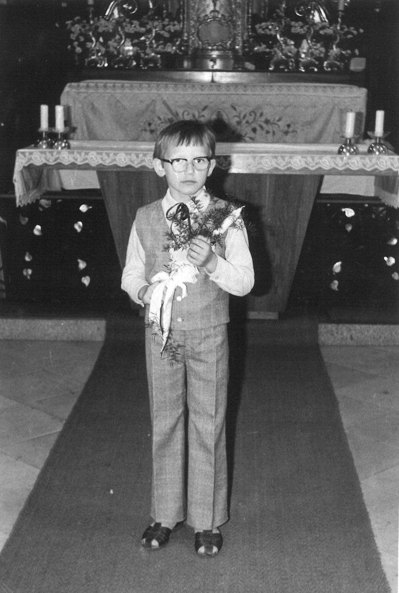 Marek Šenkyřík v dětství - rodinné album.