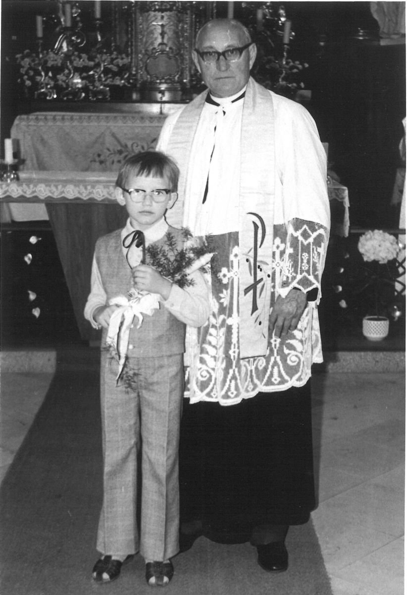 Marek Šenkyřík v dětství - rodinné album.