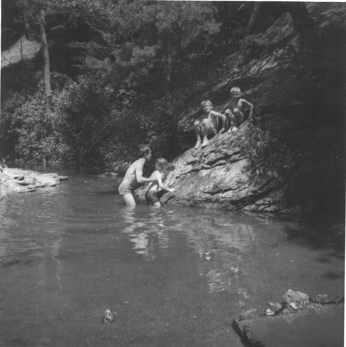 Marek Šenkyřík v dětství - rodinné album.