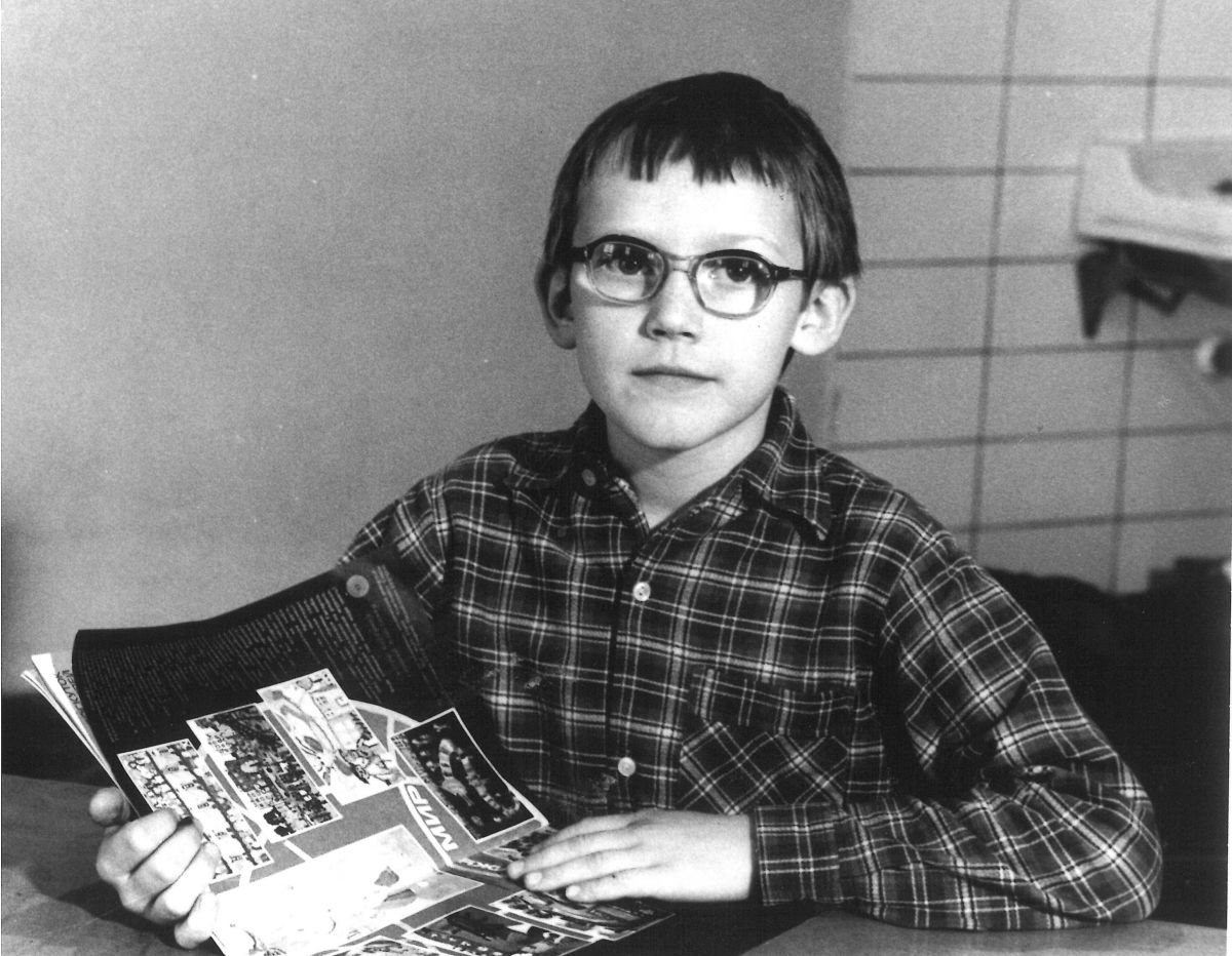 Marek Šenkyřík v dětství - rodinné album.