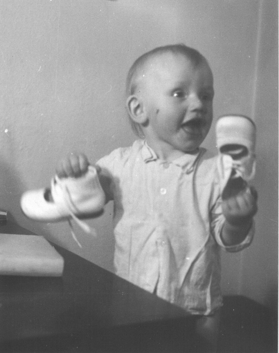 Marek Šenkyřík v dětství - rodinné album.