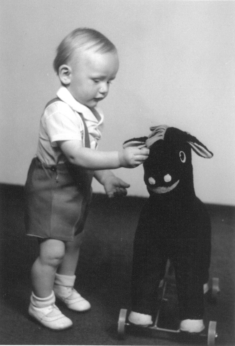 Marek Šenkyřík v dětství - rodinné album.