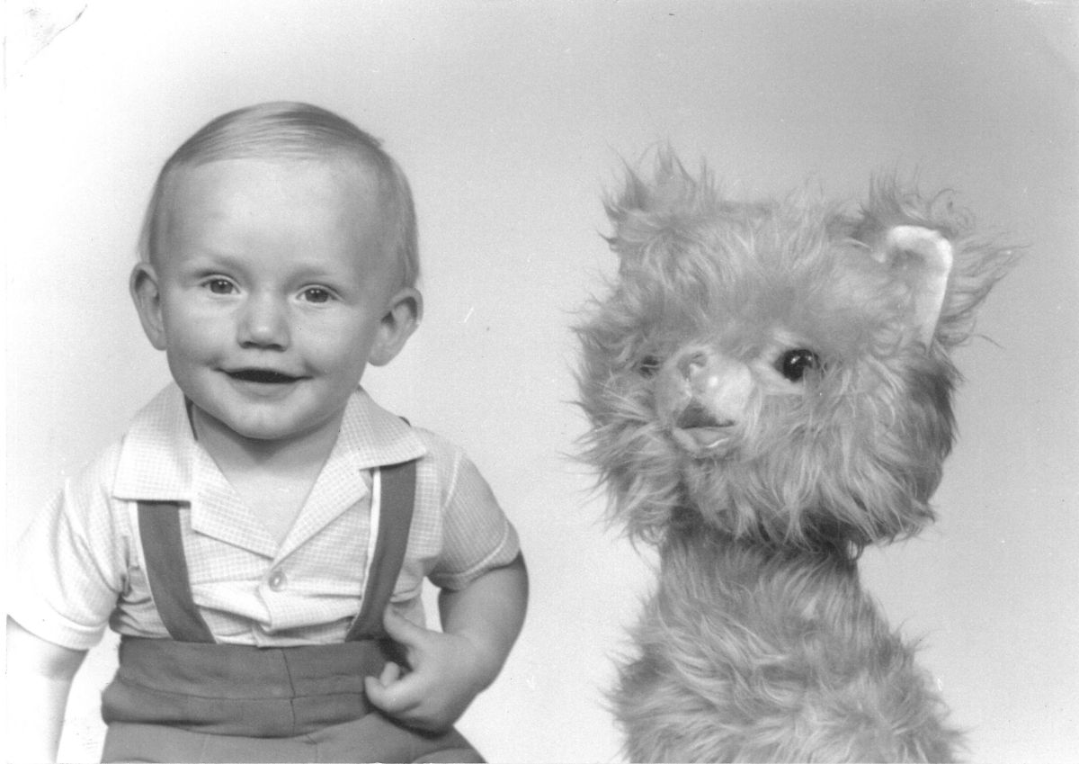 Marek Šenkyřík v dětství - rodinné album.