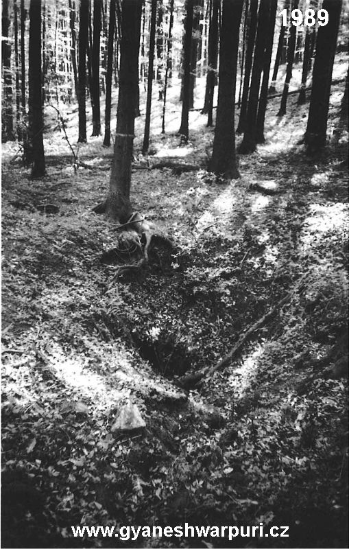 Novodvorský ponor - původní stav  
Foto: Marek Šenkyřík 1989