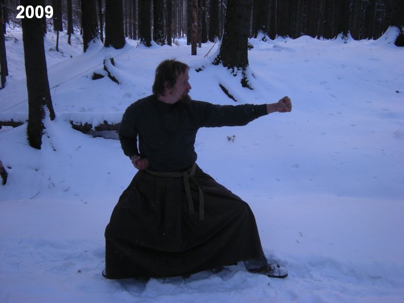 Děravka: nácvik.

Foto: Marek Gyaneshwarpuri (2009).