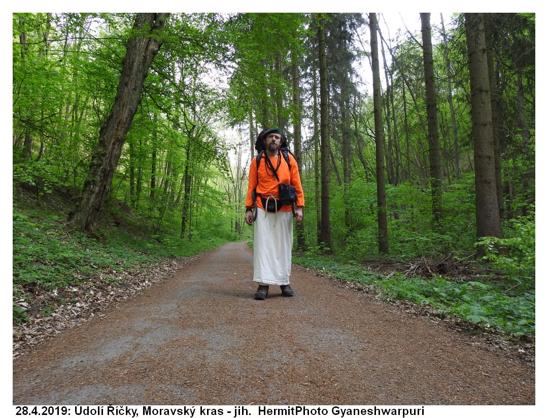 Údolí Říčky, Moravský kras - jih. Foto: Marek Gyaneshwarpuri 2019.