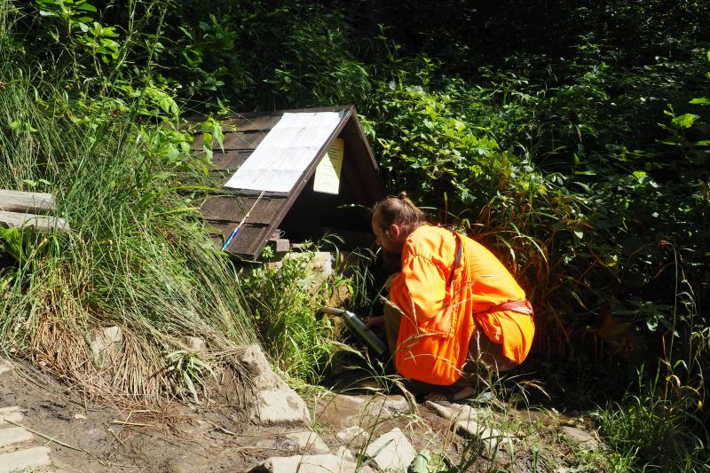 Svatý Klimentek, u studánky sv. Gorazda pod hradiskem.



 (2020).