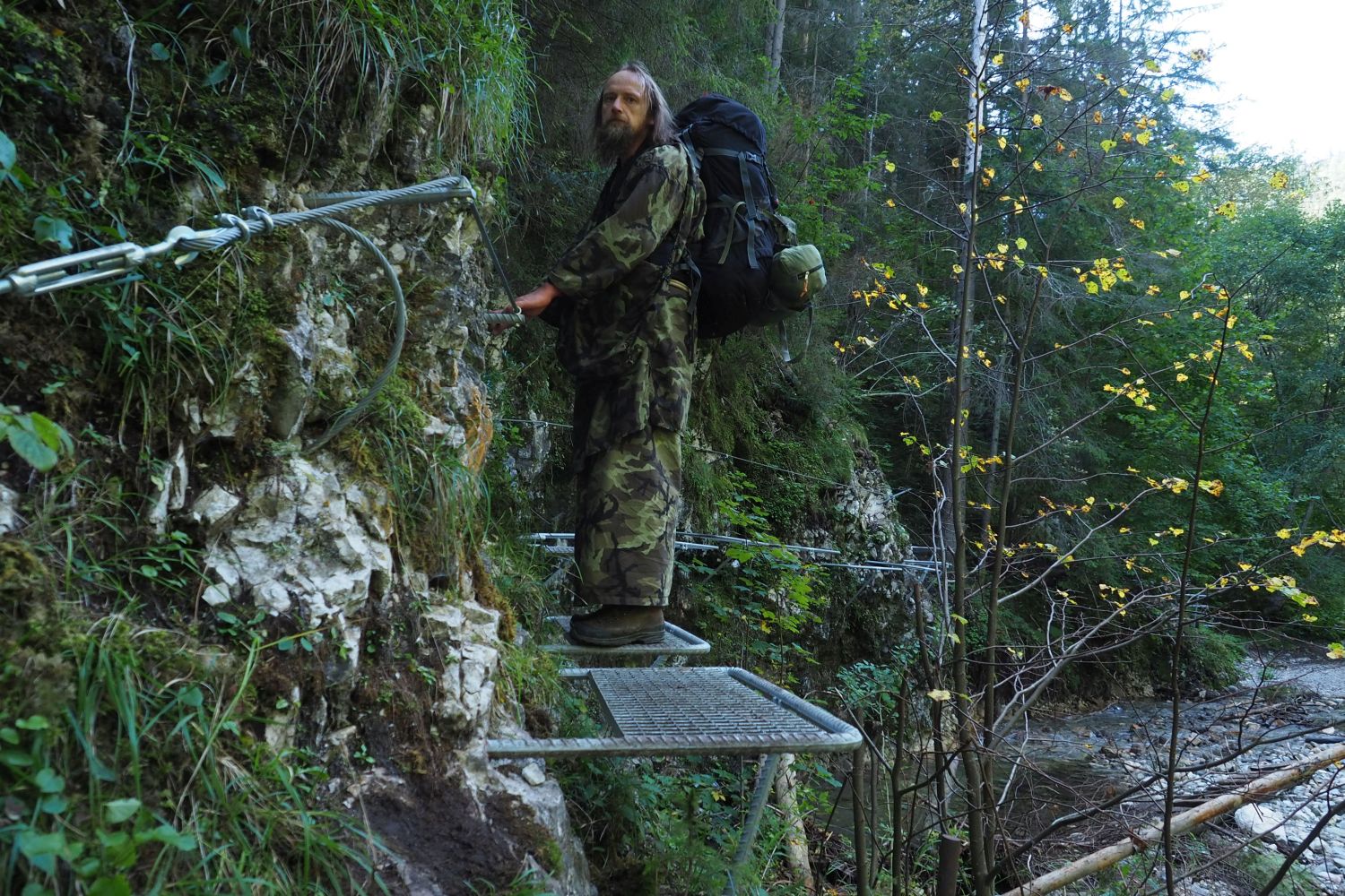 Údolí Bielého potoka  ve Slovenském ráji. Foto: Marek Gyaneshwarpuri, samospoušť 2020.